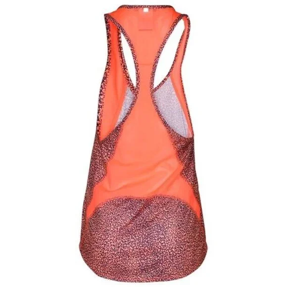 Nike Women Dri Fit Tank Top Medium Orange - Picture 2 of 8